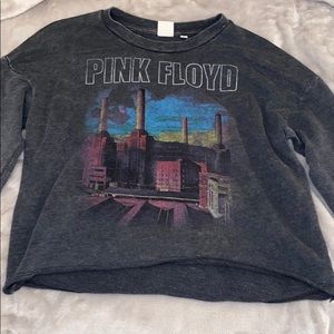 Long sleeve cropped shirt